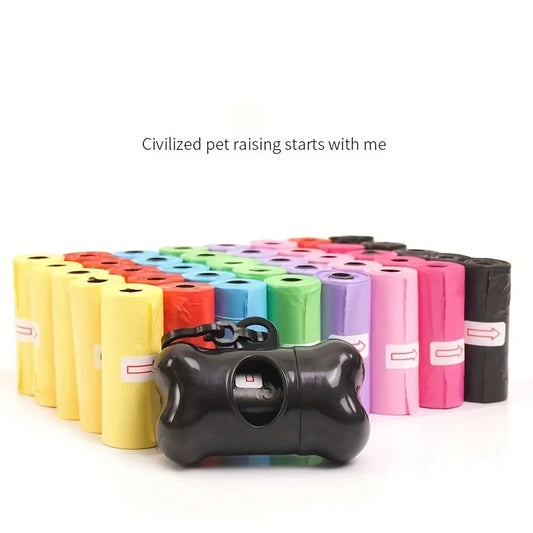 1500PCS Dog Poop Bag Outdoor Cleaning Poop Bag Outdoor Clean Pets Supplies for Dog 15Bags/Roll Refill Garbage Bag Pet Supplies