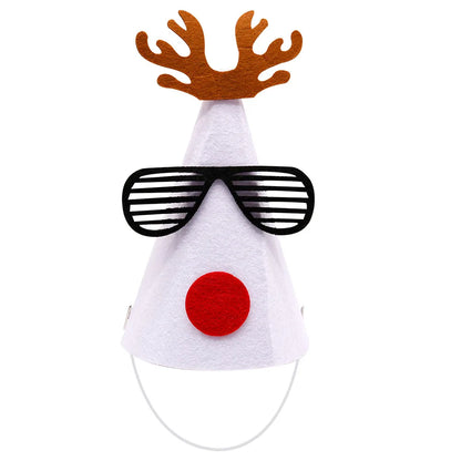 1PCS Cute Pet Dog Caps Christmas Cat Dog Costume Headwear Cap Hat Christmas Pets Dog Grooming Accessories Bulk Decoration