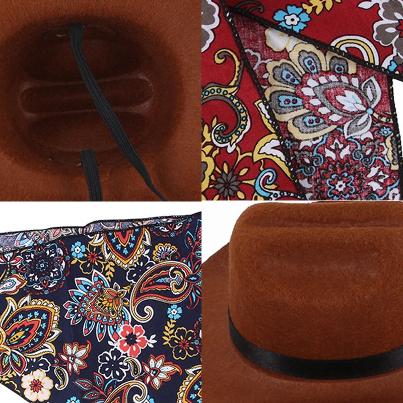 Funny Pet Hat For Dog Cat Western Cowboy Hat Universal Photo Prop Dog Cap For Christmas Halloween Street Party Pet Accessories