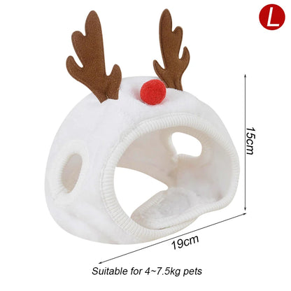 Dog Cat Christmas Hat Pets Clothes Bibs Puppy Cap Costume Accessories Navidad Xmas Home Decoration 2024 New Year Gift Bandana