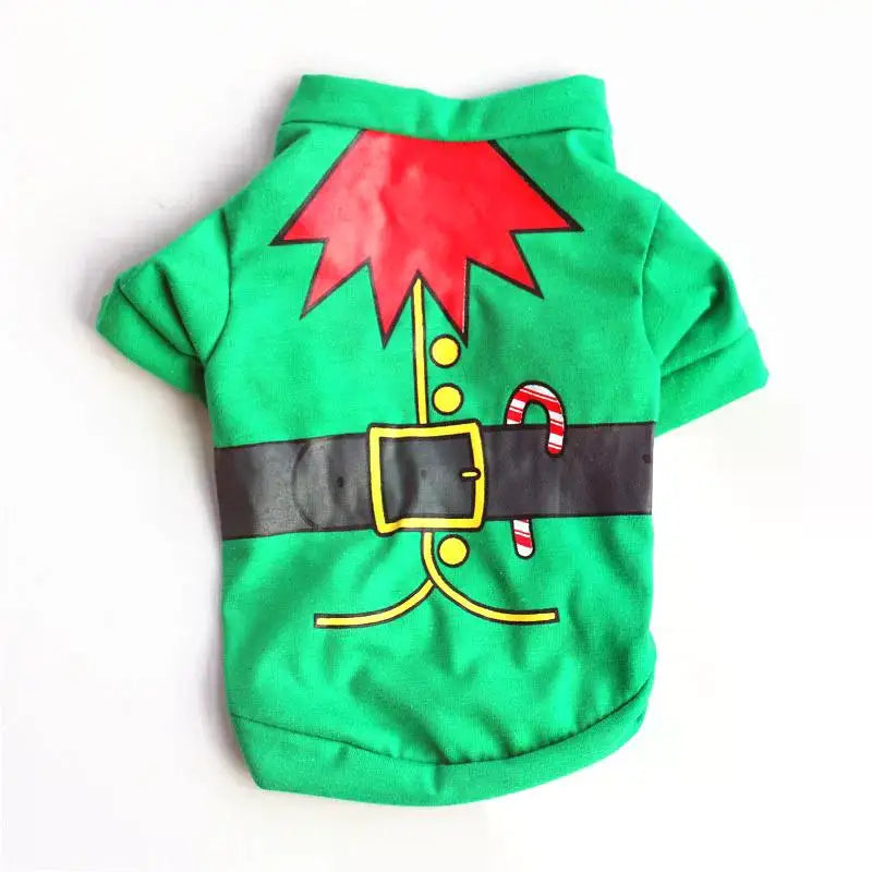 Christmas Dog Clothes New Year Pets Dogs Clothing For Small Medium Dogs Costume Chihuahua Pet Shirt Warm Dog Clothing Yorkshire