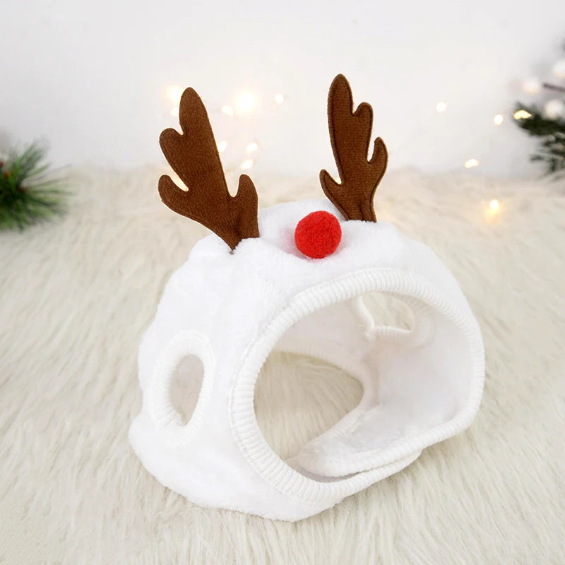 Dog Cat Christmas Hat Pets Clothes Bibs Puppy Cap Costume Accessories Navidad Xmas Home Decoration 2024 New Year Gift Bandana