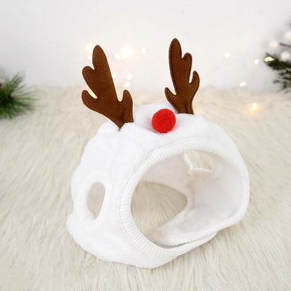 Dog Cat Christmas Hat Pets Clothes Bibs Puppy Cap Costume Accessories Navidad Xmas Home Decoration 2024 New Year Gift Bandana