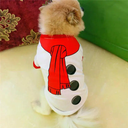 Christmas Dog Clothes New Year Pets Dogs Clothing For Small Medium Dogs Costume Chihuahua Pet Shirt Warm Dog Clothing Yorkshire