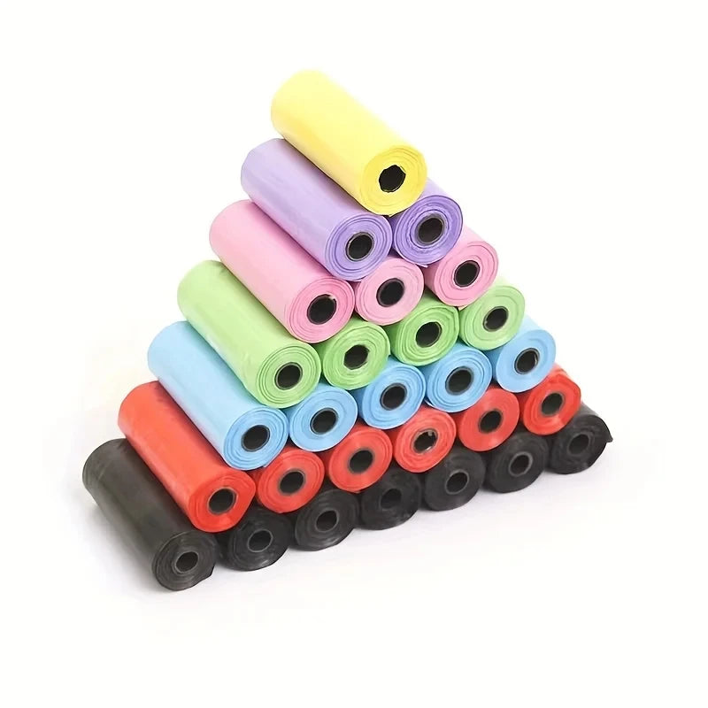 1500PCS Dog Poop Bag Outdoor Cleaning Poop Bag Outdoor Clean Pets Supplies for Dog 15Bags/Roll Refill Garbage Bag Pet Supplies