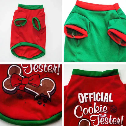 Christmas Dog Clothes New Year Pets Dogs Clothing For Small Medium Dogs Costume Chihuahua Pet Shirt Warm Dog Clothing Yorkshire