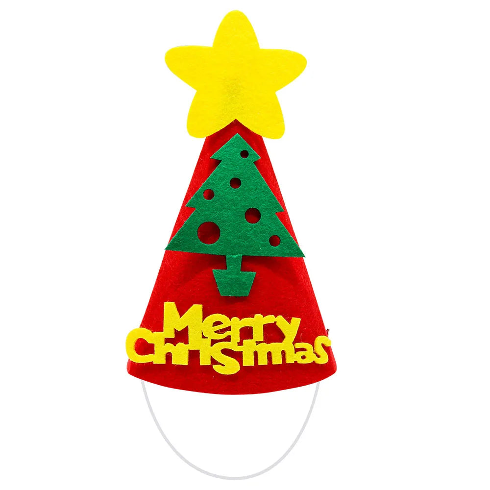 1PCS Cute Pet Dog Caps Christmas Cat Dog Costume Headwear Cap Hat Christmas Pets Dog Grooming Accessories Bulk Decoration