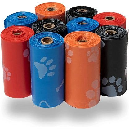 1500PCS Dog Poop Bag Outdoor Cleaning Poop Bag Outdoor Clean Pets Supplies for Dog 15Bags/Roll Refill Garbage Bag Pet Supplies