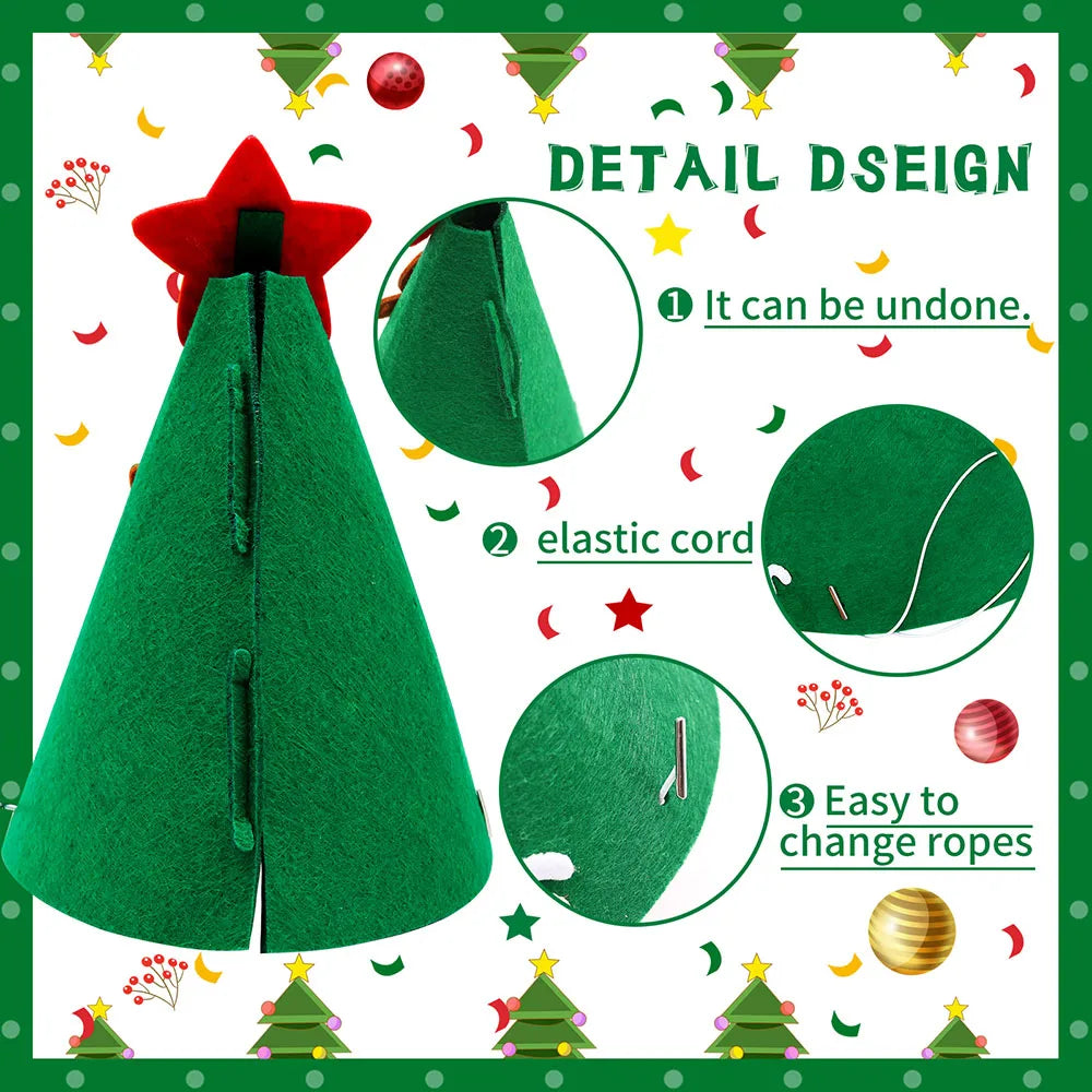 1PCS Cute Pet Dog Caps Christmas Cat Dog Costume Headwear Cap Hat Christmas Pets Dog Grooming Accessories Bulk Decoration