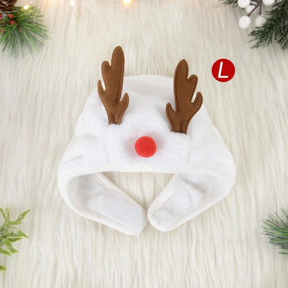 Dog Cat Christmas Hat Pets Clothes Bibs Puppy Cap Costume Accessories Navidad Xmas Home Decoration 2024 New Year Gift Bandana
