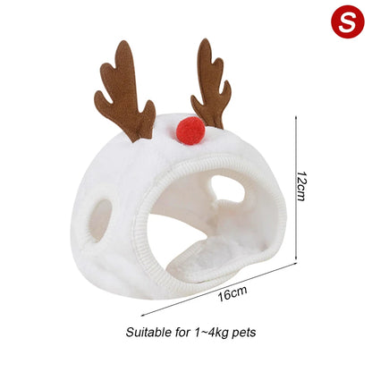 Dog Cat Christmas Hat Pets Clothes Bibs Puppy Cap Costume Accessories Navidad Xmas Home Decoration 2024 New Year Gift Bandana