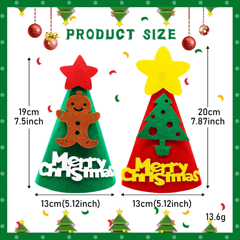 1PCS Cute Pet Dog Caps Christmas Cat Dog Costume Headwear Cap Hat Christmas Pets Dog Grooming Accessories Bulk Decoration